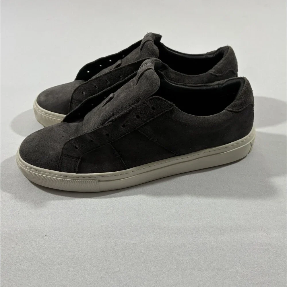 Greats Brooklyn Royale 2.0 Mens Shoes Gray Suede Leather Sneakers Low Sz 10.5